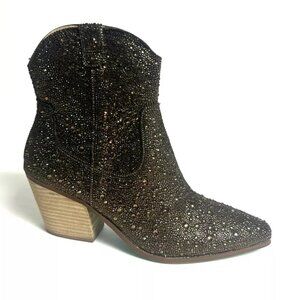 Betsey Johnson Womens Emory Boot Brown Size 9.5 M